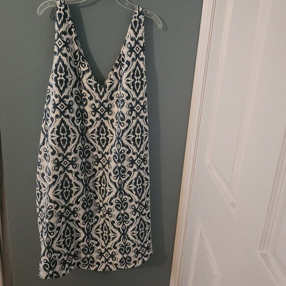 Reitmans white and turquoise patterned dress, size XXL - Picture 1 of 6